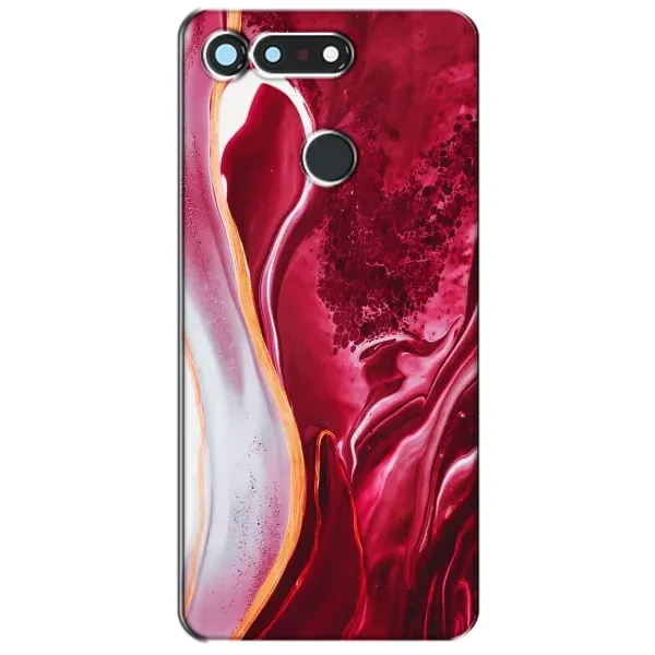 Чехол с рисунком «Красный мрамор» для Huawei Honor View 20 / V20 Чехол с рисунком «Красный мрамор» для Huawei Honor View 20 / V20