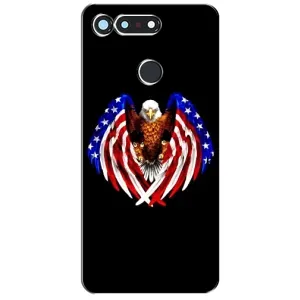 Чехол Флаг USA для Huawei Honor View 20 / V20 (Крылья США)