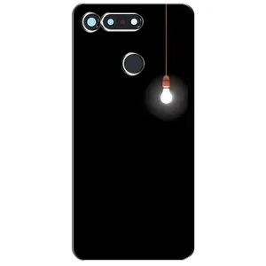 Чехол с картинками на черном фоне для Huawei Honor View 20 / V20 (Лампочка)