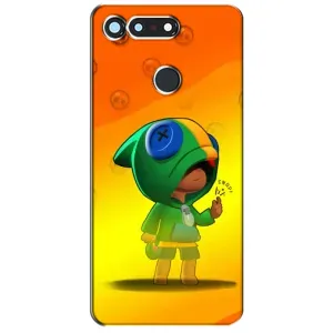Чехол Бравл Старс для Huawei Honor View 20 / V20 (LEON в кофте)