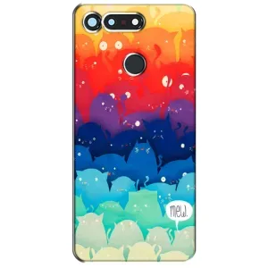 Силиконовый чехол с котиком для Huawei Honor View 20 / V20 (Mew)