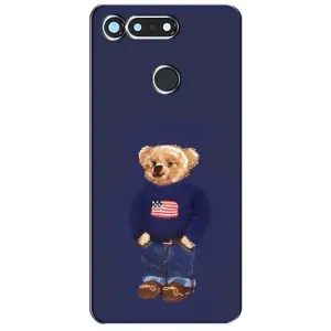 Чехлы Мишка Тедди для Хуавей Хонор Вью 20 / В20 (Мишка USA)