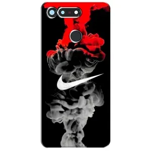 Силиконовый Чехол на Huawei Honor View 20 / V20 с картинкой Nike (Nike дым)