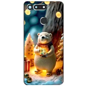 Чехлы на Новый Год Huawei Honor View 20 / V20 (Новогодний ведмеженок)