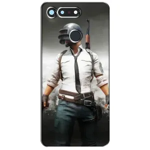 Силиконовый чехол с картинкой "Герой Pubg" на Huawei Honor View 20 / V20 (Пабг)