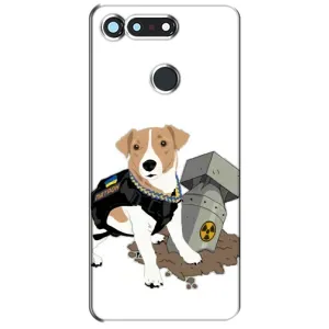 Чехол с принтом Собаки Патрон для Huawei Honor View 20 / V20 (Пёс Патрон с ракетой)