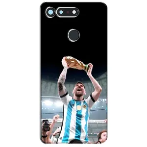 Чехлы Лео Месси Аргентина для Huawei Honor View 20 / V20 (Счастливый Месси)