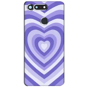 Чохли з тематикою "Маленькі Сердчеки" на Huawei Honor View 20 / V20 (Серце фіолет)