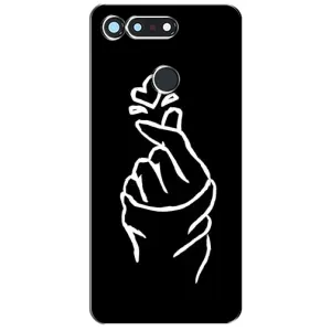Чохол (Знак сердечка) для Huawei Honor View 20 / V20 (Сердечко на чорному)