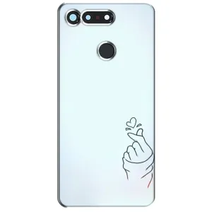 Чохол (Знак сердечка) для Huawei Honor View 20 / V20 (Сердечко на блакитному)
