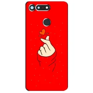 Чохол (Знак сердечка) для Huawei Honor View 20 / V20 (Сердечко на червоному)