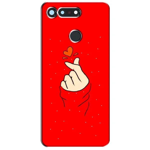 Чехол с рисунком «Сердце на красном» для Huawei Honor View 20 / V20 Чехол с рисунком «Сердце на красном» для Huawei Honor View 20 / V20