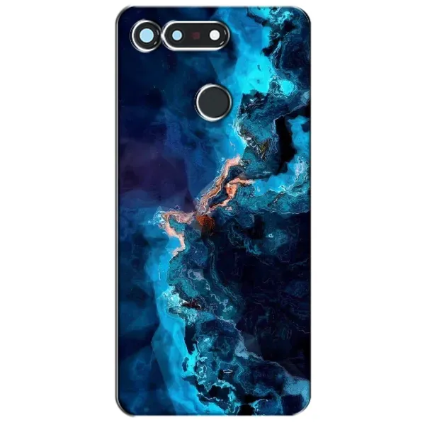 Чехол с рисунком «Синий мрамор» для Huawei Honor View 20 / V20 Чехол с рисунком «Синий мрамор» для Huawei Honor View 20 / V20