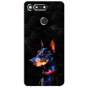 Бампер для Huawei Honor View 20 / V20 с картинкой "Песики" (Собака Мопс)