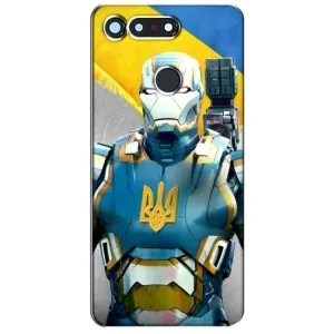 Силиконовый Чехол на Huawei Honor View 20 / V20 (Я-Украина) (Украинский робокоп)