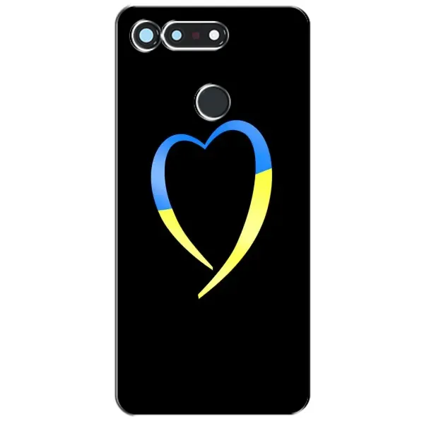 Чехол с рисунком «Украинское сердце» для Huawei Honor View 20 / V20 Чехол с рисунком «Украинское сердце» для Huawei Honor View 20 / V20