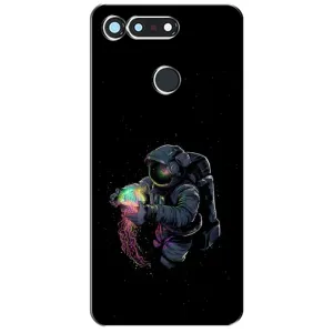 Силиконовый Чехол с принтом "Космонавты" на Huawei Honor View 20 / V20 (В руках земля)