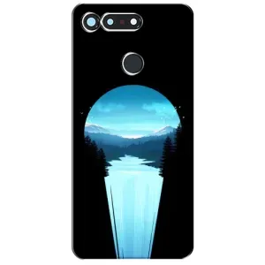 Летний Чехол на Huawei Honor View 20 / V20 (Синий Водопад)