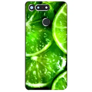 Чехол с изображением  вкусной еды для Huawei Honor View 20 / V20 (Яркий ЛАЙМ)