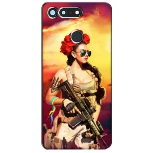 ЗСУ Чехлы (TPU) для Huawei Honor View 20 / V20 (Женщина солдат)