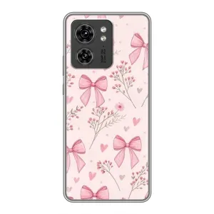 Чехол банты для Huawei Enjoy 90 Plus (Банты с цветами)