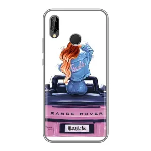 Силіконовый Чохол на Huawei Honor 10 Lite з картинкой Модных девушек (Дівчина на машині)