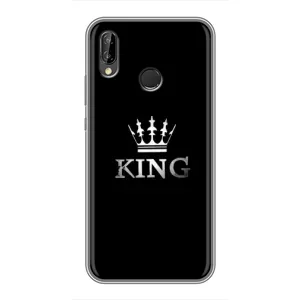 Чохол (Корона на чорному фоні) для Хуавей Хонор 10 Лайт (KING)
