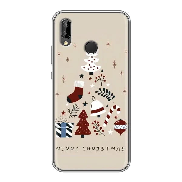 Чехол с рисунком «Merry Christmas» для Huawei Honor 10 Lite