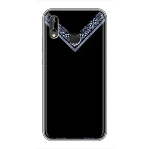 Силиконовый Чехол на Huawei Honor 10 Lite (Воротник вышиванки)