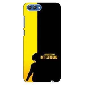 Чохол (TPU) з картинкою "Лого Пабг" на Хуавей Хонор 10 (Battlegrounds)