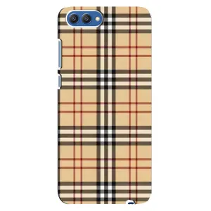 Чехол с Брендами одежды на Хуавей Хонор 10 (Burberry стиль)
