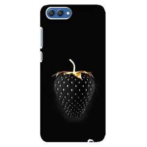 Чохол з зображенням смачної їжі для Huawei Honor 10, COL-Al00 (Чорна полуниця)