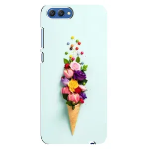 Чехлы с тематикой "ЦВЕТЫ" на Huawei Honor 10, COL-Al00 (Цветок-мороженное)