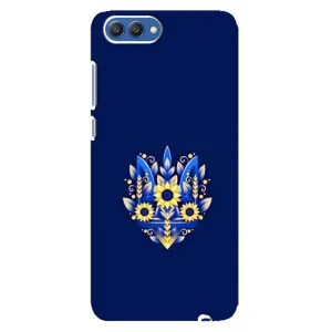 Чехол Укр Символика для Huawei Honor 10, COL-Al00 (Цветущий Герб)