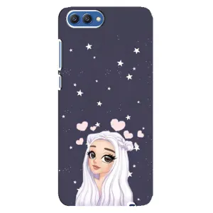Чохол Стильні дівчата на Huawei Honor 10, COL-Al00 (Дівчина та серця)