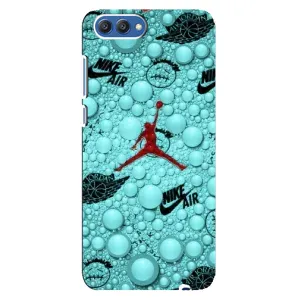 Силиконовый Чехол Nike Air Jordan на Хуавей Хонор 10 (Джордан Найк)