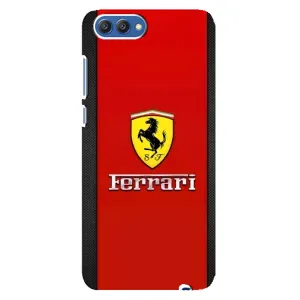 Силіконовий бампер з картинкою машини на Huawei Honor 10, COL-Al00 (Ferrari Logo)
