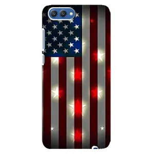 Чехол Флаг USA для Huawei Honor 10, COL-Al00 (Флаг США 2)