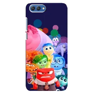 Чехол Головоломка для Huawei Honor 10, COL-Al00 - (AlphaPrint) (Герои головоломки)