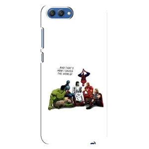 Чехлы для Huawei Honor 10, COL-Al00 (Для Христиан) (Иисус супергерой)