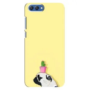 Бампер для Huawei Honor 10, COL-Al00 з картинкою "Песики" (Кактус на голові)