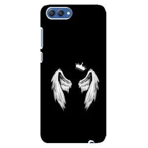 Чохол (Корона на чорному фоні) для Хуавей Хонор 10 (Крила і корона)