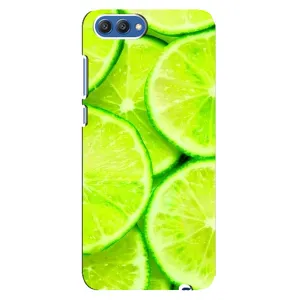 Чохол з зображенням смачної їжі для Huawei Honor 10, COL-Al00 (Лайм)