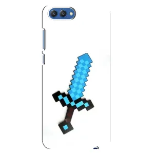 Чехлы для Huawei Honor 10, COL-Al00 (Персонажи Майн Крафт) (Меч)