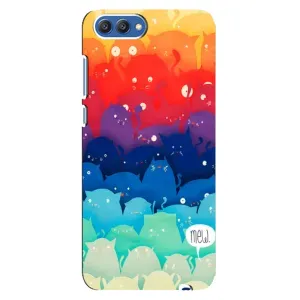 Силіконовий чохол з котиком для Huawei Honor 10, COL-Al00 (Mew)