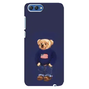 Чехлы Мишка Тедди для Хуавей Хонор 10 (Мишка USA)