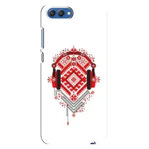 Силіконовый Чохол на Huawei Honor 10, COL-Al00 з картинкой Вишиванки (Модна вишиванка)