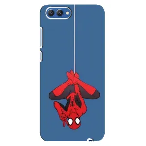 Чехол Супергерой Человека Паука на Huawei Honor 10, COL-Al00 (На паутине)