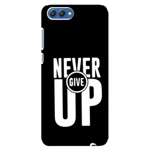 Силіконовый Чохол на Huawei Honor 10, COL-Al00 з картинкою НАЙК (Never Give UP)