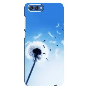 Силиконовый Чехол с одуванчиками на Huawei Honor 10, COL-Al00 (Одуванчик на голубом)